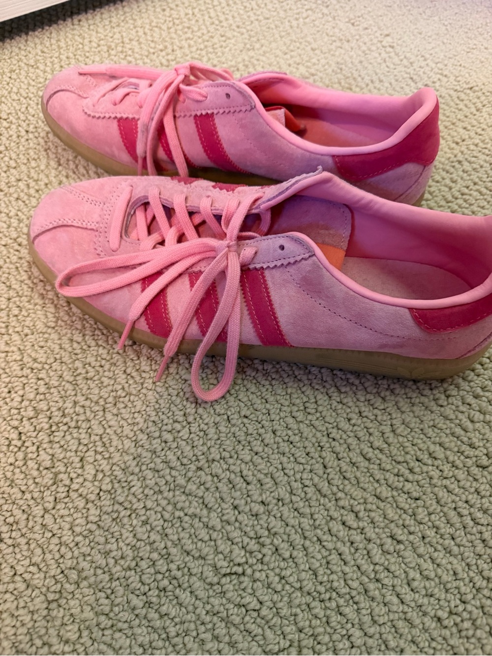 Pink Suede Adidas Women's Sneakers